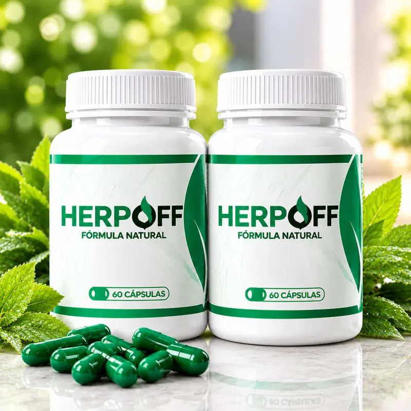 2 Frascos de HERPOFF